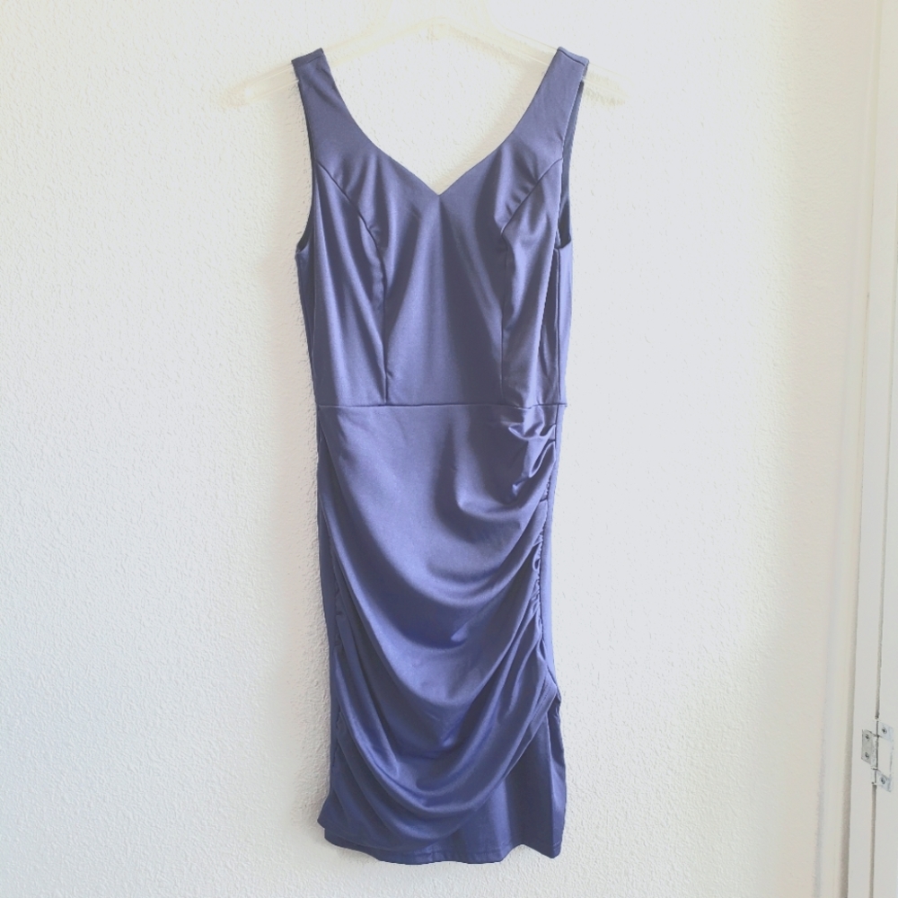 Nwt Grace Karin Women Sleeveless Deep V Neck Cocktail Pencil Dress